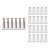 Maxbell 6 Pieces Electric Guitar Bass Bridge Screws Springs+20pcs Pickup Springs