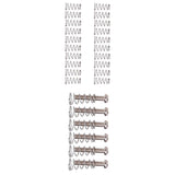Maxbell 6 Pieces Electric Guitar Bass Bridge Screws Springs+20pcs Pickup Springs