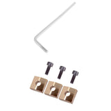 Maxbell Electric Guitar Locking Nut Clamp&Screws&Tremolo Whammy Bar Arm for Tremolo