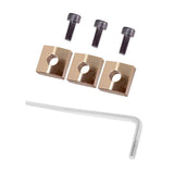 Maxbell Electric Guitar Locking Nut Clamp&Screws&Tremolo Whammy Bar Arm for Tremolo