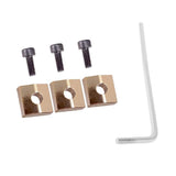 Maxbell Electric Guitar Locking Nut Clamp&Screws&Tremolo Whammy Bar Arm for Tremolo