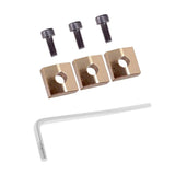 Maxbell Electric Guitar Locking Nut Clamp&Screws&Tremolo Whammy Bar Arm for Tremolo
