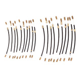 Maxbell 20 Pieces Violin End Rope Tailpiece Tail Guts for 1/2 1/4 1/8 1/10 Violin