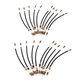 Maxbell 20 Pieces Violin End Rope Tailpiece Tail Guts for 1/2 1/4 1/8 1/10 Violin