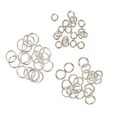 Maxbell 60 Pieces 3mm 4mm 6mm Mixed Jewelry Findings Sterling Silver Open Jump Rings
