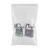 Maxbell 2Pcs Embroidery Travel Shoulder Bag Double Faced Flower Handmade Women Bags