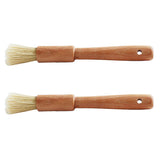 Maxbell 2 pieces Wooden handle Oil Brush Baking Bakeware Bread Cook Pastry BBQ Brush