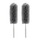 Maxbell 2 pieces Microfiber Bendable Extension Hand Duster Washable Cleaning Dust