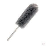 Maxbell 2 pieces Microfiber Bendable Extension Hand Duster Washable Cleaning Dust