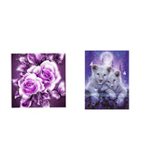 Maxbell 5D Diamond Embroidery Painting Animal Tiger & Flower Cross Stitch Art Kit