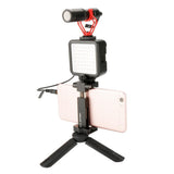 Maxbell 2x Mini Tripod Stand Holder for Selfie Stick Monopod Stabilizer on Cellphone