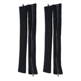 Maxbell 4 Pieces Chair Armrest Covers Elastic Protector Room chair Arm Cover Black