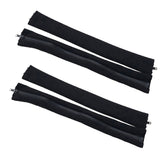 Maxbell 4 Pieces Chair Armrest Covers Elastic Protector Room chair Arm Cover Black