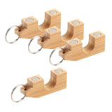 Maxbell 4pcs Wooden Fly Fishing Rod Rack Holder Magnetic Rod Guard Transport System