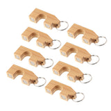 Maxbell 8pcs Wooden Fly Fishing Rod Rack Holder Magnetic Rod Guard Transport System