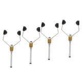 Maxbell 4pcs Fly Tying Tools Ceramic Fly Tying Materials Bobbins Thread Holder Black