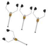 Maxbell 4pcs Fly Tying Tools Ceramic Fly Tying Materials Bobbins Thread Holder Black