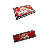 Maxbell 2 Pcs Pack Chef Kitchen Area Rug Anti-Skid Living Bedroom Floor Mat Carpets