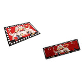 Maxbell 2 Pcs Pack Chef Kitchen Area Rug Anti-Skid Living Bedroom Floor Mat Carpets