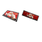 Maxbell 2 Pcs Pack Chef Kitchen Area Rug Anti-Skid Living Bedroom Floor Mat Carpets