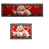 Maxbell 2 Pcs Pack Chef Kitchen Area Rug Anti-Skid Living Bedroom Floor Mat Carpets