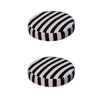 Maxbell Home Bar Stool Covers Round Chair Seat Cushions Sleeves-2 pcs Strip