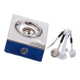 Maxbell 1:12 Dollhouse Miniature Kitchen Gas   Burner & Cooker Utensils Tool Set