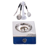 Maxbell 1:12 Dollhouse Miniature Kitchen Gas   Burner & Cooker Utensils Tool Set