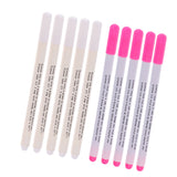 Maxbell 10Pc Water Erasable Pen Tailor Vanishing Marker Water Soluble Pen Pink White