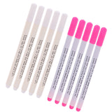 Maxbell 10Pc Water Erasable Pen Tailor Vanishing Marker Water Soluble Pen Pink White