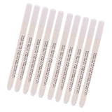 Maxbell 10 Pieces Water Erasable Pen Tailor Vanishing Marker Water Soluble Pen White