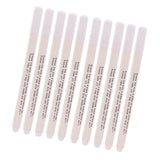 Maxbell 10 Pieces Water Erasable Pen Tailor Vanishing Marker Water Soluble Pen White