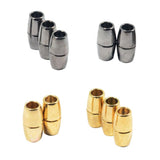 Maxbell 10 Pieces Alloy Magnetic Clasp for DIY Bracelet Necklace Making Multicolor