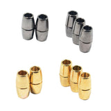 Maxbell 10 Pieces Alloy Magnetic Clasp for DIY Bracelet Necklace Making Multicolor