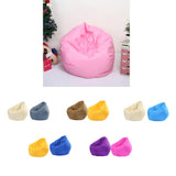 Maxbell 2PCS Large Adult Size Bean Bag Cover Toy Clothes Storage Grey and Blue