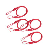 Maxbell 4 PCS  Rope Curtain Drape Tiebacks Tassel Living Room Bedroom Red