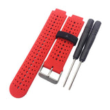 Maxbell 2 Pieces Replacement Band for Garmin Forerunner 220 230 235 620 Multi-Color