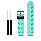 Maxbell 2 Pieces Replacement Band for Garmin Forerunner 220 230 235 620 Multi-Color