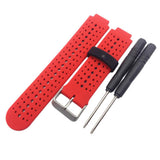 Maxbell 2 Pieces Replacement Band for Garmin Forerunner 220 230 235 620 Multi-Color