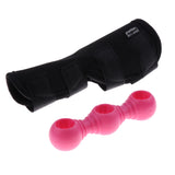 Maxbell 2 Pack Dog Leg Protects Wounds Brace & Dog Rubber Best Chew Treat Fetch Toy