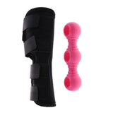 Maxbell 2 Pack Dog Leg Protects Wounds Brace & Dog Rubber Best Chew Treat Fetch Toy
