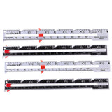 Maxbell 4Pcs Metal Sewing and Knitting Gauge Garment Pattern Dress Making Ruler