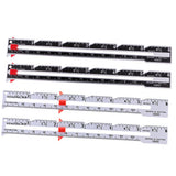 Maxbell 4Pcs Metal Sewing and Knitting Gauge Garment Pattern Dress Making Ruler