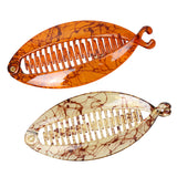 Maxbell 2 Pieces Novelty Resin Fish Tail Hair Banana Clip Lady Girl Hair Accessories