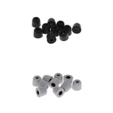 Maxbell 20 Pieces Earbud Memory Foam Eartips Earplug Tips For InEar Headphone 4.5 mm