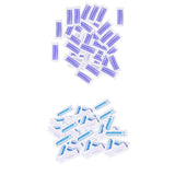 Maxbell 200Pcs Microblading Permanent Makeup Needles For Tattoo Eyebrow Pen 1R 3R