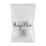Maxbell 360 Pieces Multicolored Silky Handmade Soft Craft Mini Tassels with Loops