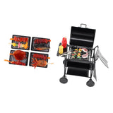 Maxbell 1/12 Dollhouse Furniture Miniatures Oven w. Foods Barbecue BBQ Kitchenware