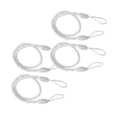 Maxbell 4 PCS  Rope Curtain Drape Tiebacks Tassel Living Room Bedroom White