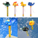 Maxbell 3Pcs Yellow Pool & Spas Thermometer Floating Water Temperature with Rope